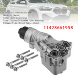 2020-2023 BMW X2 228i xDrive Engine Oil Cooler Filter Housing 11428661958 Generic