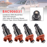 1993-2005 Volkswagen Combi Derby Jetta Panel Van L4 1.8L 4Pcs Fuel Injector BAC906031 Generic