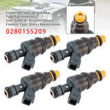 4Pcs Fuel Injector For Mercedes-Benz 300E/SE/TE/CE E320 C280 C36 0280155209