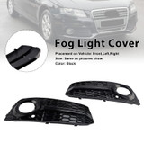 2009-2012 Audi A4 B8 Fog Light Cover Standard Version Black Generic