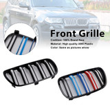 2007-2010 BMW X3 E83 2PCS Gloss Black Front Bumper Grille Generic