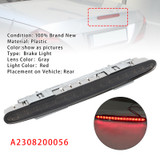 2002-2012 Mercedes Benz SL55 SL550 R230 Rear Third Brake Light Lamp A2308200056 Grey Generic