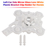 2017-2021 Honda CRV Left Car Side Mirror Glass Lens White Plastic Bracket Clip Holder Generic