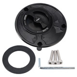 2004-2017 Yamaha FZ6 FZR FZ1/8 FZ-07 Quick Release Keyless Fuel Gas Cap 105mm Black Generic