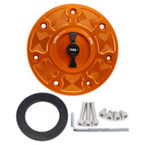 2018-2025 Duk-e 790 890/ R890 Quick Release Keyless Fuel Gas Cap 115mm Orange Generic