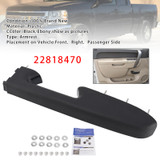 2010-2013 GMC Sierra 1500 Front Right Passenger Side Armrest Repair Kit 22818470 Generic