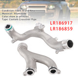 2010-2025 Land Rover LR4 V2 3.0 5.0 2PCS Coolant Crossover Pipe LR186917 LR186859 Generic