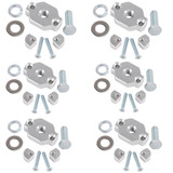 2016-2026 CFMoto CForce 6 Pack Aluminum Quick Attach Accessory Anchor Mounts Kit Silver Generic