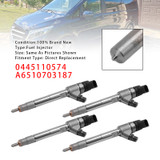 2014- Vito Mixto Double Cabin 4Pcs Fuel Injector 0986435286 Generic