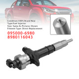 2007-2012 Holden/Isuzu 4JJ1 3.0L Engine 1Pcs Fuel Injector 8980116045 Generic