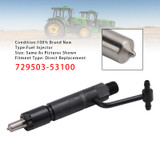 Yanmar 3TNE84 3TNE88 4TNE84 1Pcs Fuel Injector 72950353100 Generic