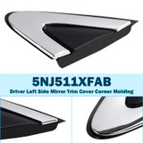 2015-2017 Chrysler 200 Driver Left Side Mirror Trim Cover Corner Molding 5NJ511XFAB Generic