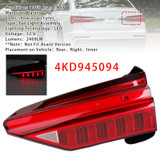 2019-2023 Audi A6 C8 Right LED Inner Tail Light Assembly 4KD945094 Generic