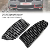 2009-2011 BMW 3 Series E90 E92 E93 M3 Style Front Bumper Fog Light Grille Black Generic
