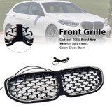 2019-2024 BMW 1 Series F40 Diamond Front Kidney Grille Gloss Black Generic