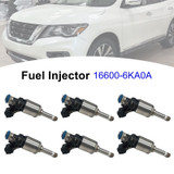 2017-2020 Infiniti QX60 6Pcs Fuel Injector 16600-6KA0A Generic