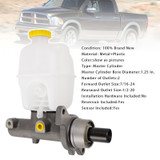 2007-2019 Dodge Ram 1500 1500 Classic Brake Master Cylinder w/Reservoir & Sensor Generic