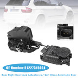Rear Right Door Lock Actuators for BMW X5 E70 07-12 X6 E71 08-14 w/ Soft Close Automatic Door