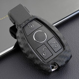 Mercedes-Benz Leather Silicone Car Key Case Cover With Buckle Generic