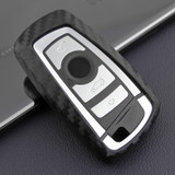 2012-2018 BMW M2 M3 M4 M5 M6 Leather Silicone Car Key Case Cover With Buckle Generic