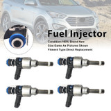 2011-2016 Hyundai Santa Fe Sonata 2.0L 4Pcs Fuel Injector 35310-2G720 Generic
