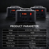 1500W 3In1 LED Light Smoke Fog Machine Stage Fogger DJ Spray Smoke Stage Effect