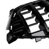 Black Front Bumper Grille Grill Fit Mercedes CLA-Class W118 C118 2024-2025