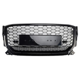 Gloss Black Front Honeycomb Grille Grill Fit Audi Q2 2016-2020 Pre-Facelift
