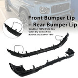 Dry Carbon Fiber Front Rear Bumper Diffuser Lip Fit Benz G-Class W465 2025+