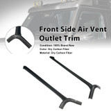 Carbon Fiber Front Side Air Vent Outlet Trim Fit Benz G Class G63 G550 2025+