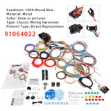 Universal 22 Circuit Wiring Harness Custom Wire Kit Xl Wires 91064022