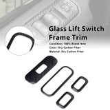 Carbon Fiber Glass Lift Switch Frame Trim Fit Benz G-Class W464 W465 2019-2026