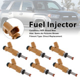 6Pcs Fuel Injector For Toyota 4Runner 2010-19 Tundra 2012-2014 23209-39215