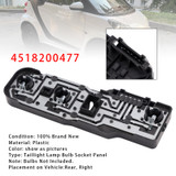 Right Taillight Lamp Bulb Socket Panel 4518200477 For Smart Fortwo 2008-2018
