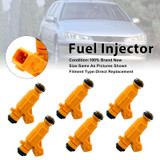 6Pcs Fuel Injector For Peugeot 607 For Renault Clio II 2000-02 0280155994