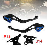 NEW Short Clutch Brake Lever fit for Suzuki GSF650 GSXR1300 DL1000 Blue