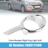 Front Bumper Right Fog Light Grill 1608111480 For Peugeot 208 2012-2015