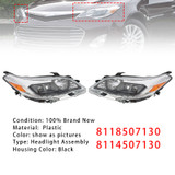 Left+Right Xenon/HID Head Light 8118507130 8114507130 For Toyota Avalon 13-2015