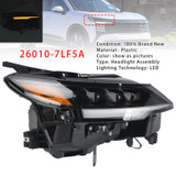 Right LED Headlight 26010-7LF5A For Nissan Kicks 2025-2026