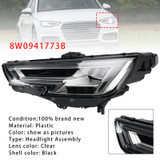 LED Left Headlight 8W0941773B For Audi A4 B9 2015-2018