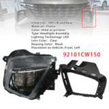 Front Left LED Headlight 92101CW150 For Hyundai Tucson SEL 2022-2024