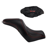 Front Raider Seat Driver Cushion Pu Fit Red For Kawasaki Vulcan S En650 15-25
