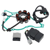 Stator Regulator CDI Box Ignition Coil Gasket Set For Kawasaki KLX110 2003-2009