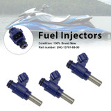 3PC Fuel Injectors 2HC-13761-00-00 For Yamaha WaveRunner 2018-2023 VX EX