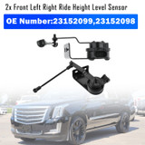 2x Front Left Right Ride Height Level Sensor for Chevy Silverado GMC Sierra 1500