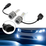 LED Headlight Bulb Kit Hi/Low Beam HIR2 9012 12V 35W 6500K 2500LM For HELLA