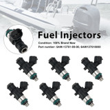 6PC Fuel Injectors 6AW-13761-00-00 For Yamaha Outboard 225/250/300/350HP