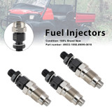 3PC 49099-0018 Fuel Injectors 49033-1058 For Kawasaki DM950 DM850 Mule 2510 3010