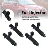 4Pcs Fuel Injector For Citroën C4 Coupe 2006-07 C5 II 2004-2008 9660275780