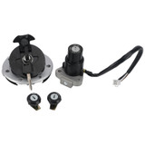 Ignition Key Switch Fuel Cap Lock Set For Kawasaki Ninja RR 150 KRR 150 ZX150
